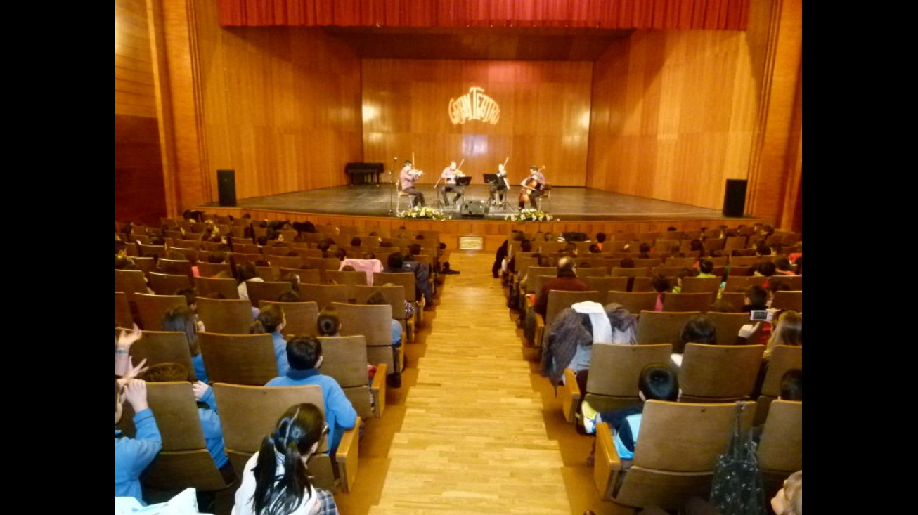 Actuación del Cuarteto Orfeo en el Gran Teatro