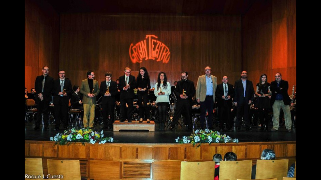 Galardonados en la II Gala de la Música. Foto: Roque J. Cuesta