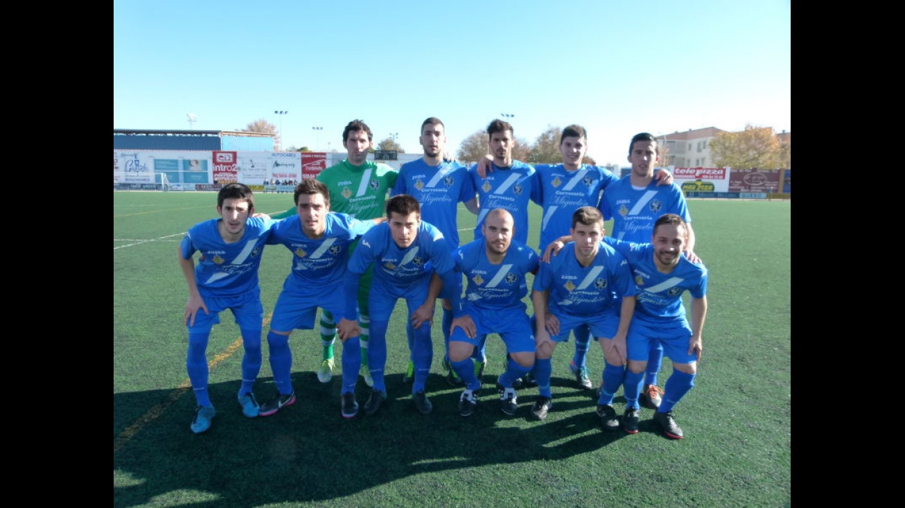 Once inicial del Manzanares CF ante el Illescas