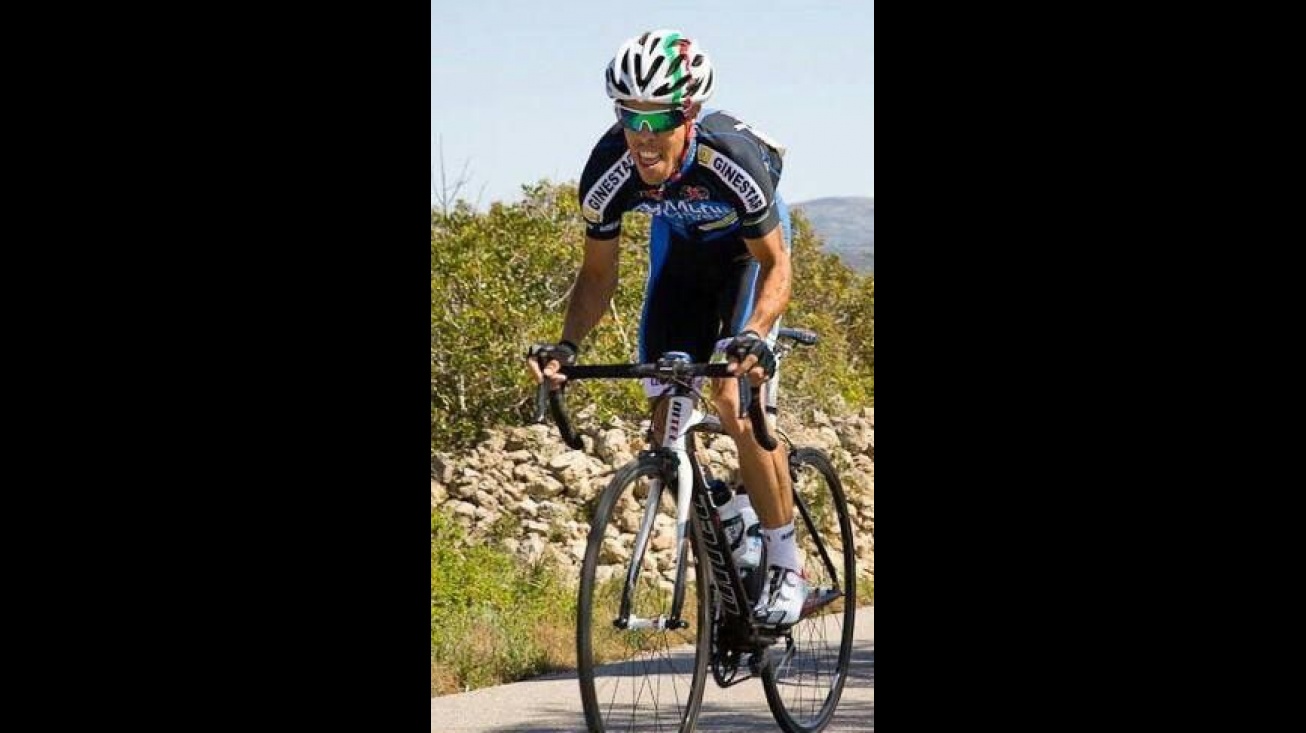 Pedro Merino, con el equipo Mutua Levante