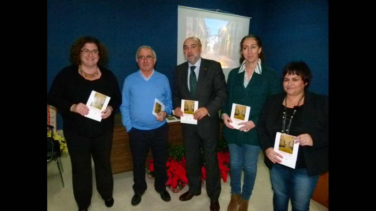 Momento de la presentación del calendario