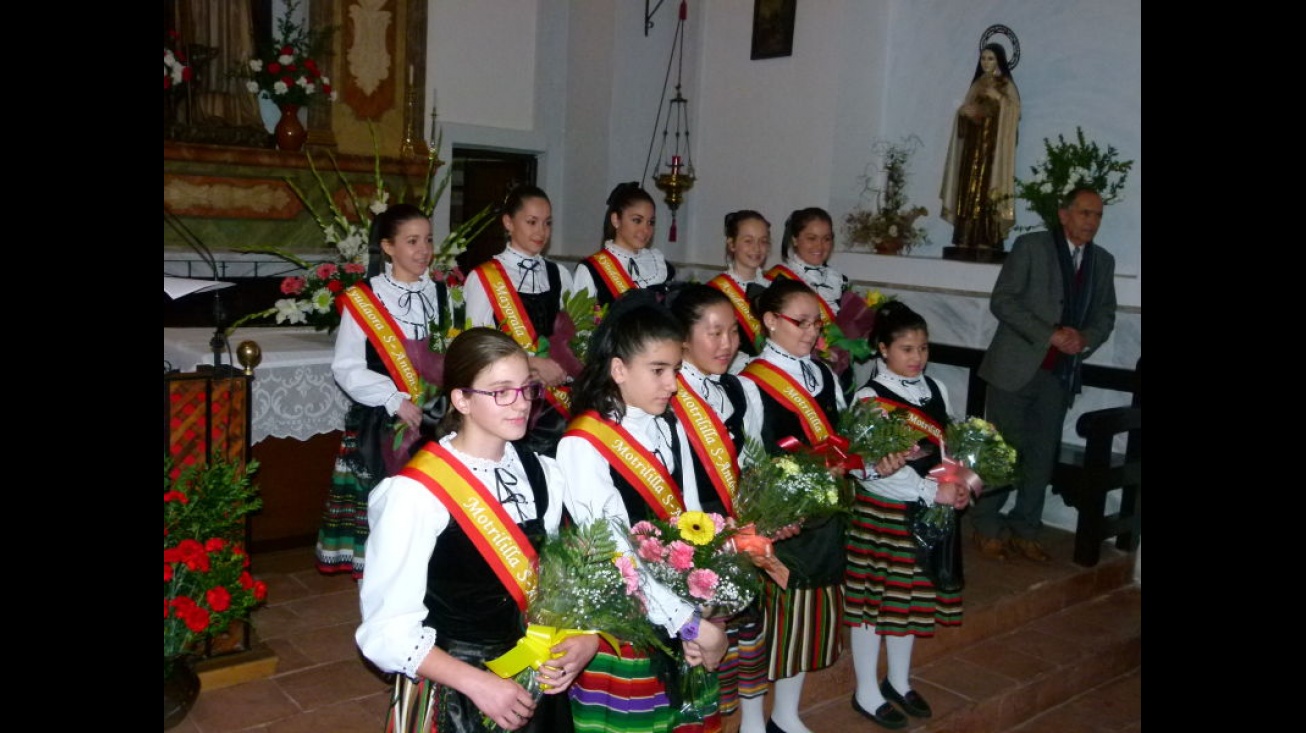 Mayorala, Ayudaoras y Motrilillas de las Fiestas de San Antón 2014