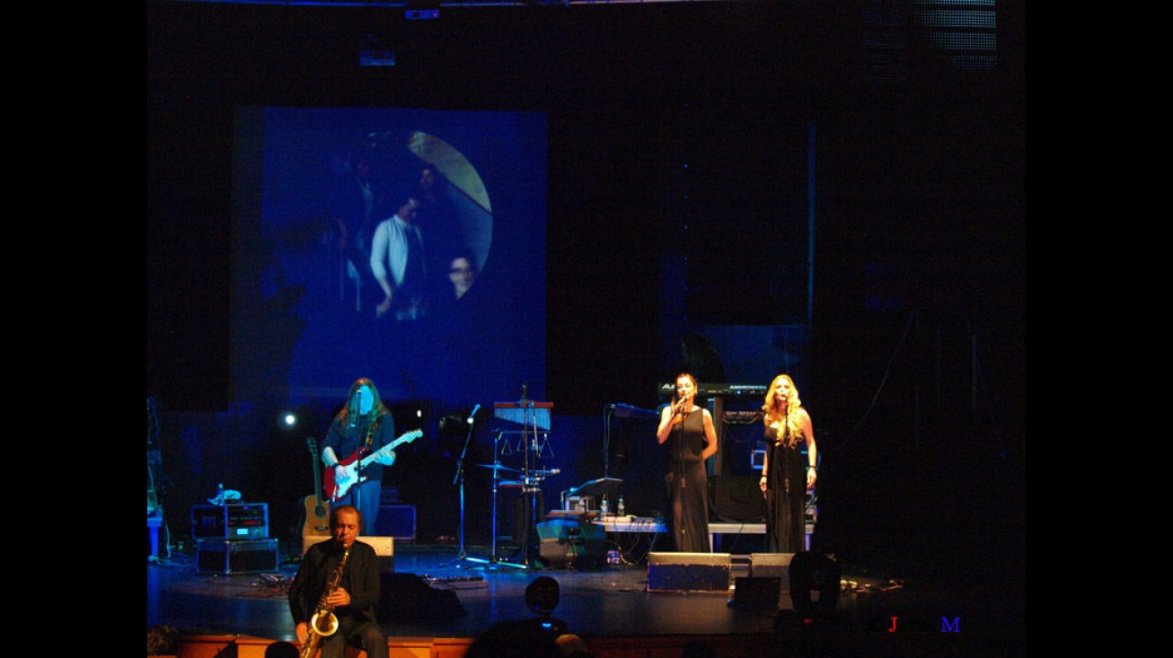 Actuación de "Euro Pink Floyd" en el Gran Teatro. Foto: Jesús Maestro