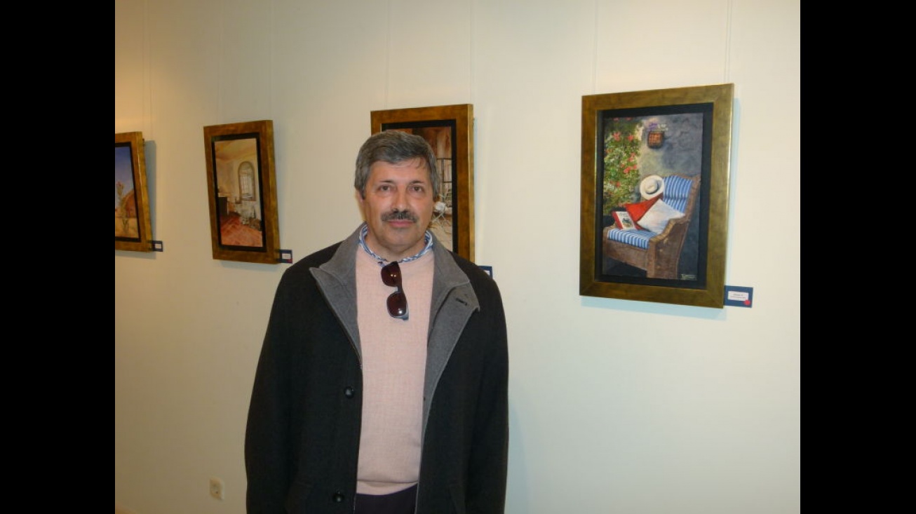 Pedro Fernández-Arroyo Tébar, autor de la exposición