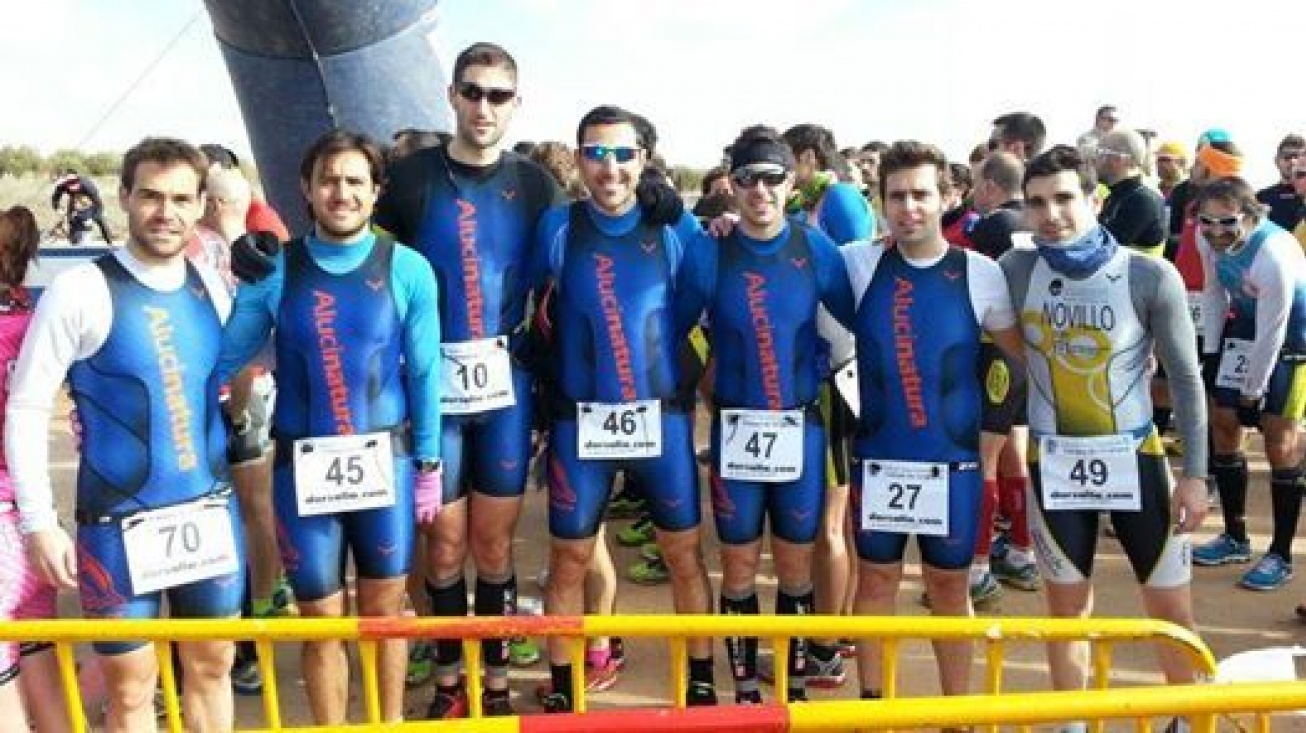 Miembros del Alucinatura en el campeonato regional de Duatlón Cross