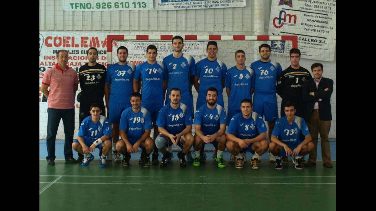 Equipo senior masculino del BM Manzanares