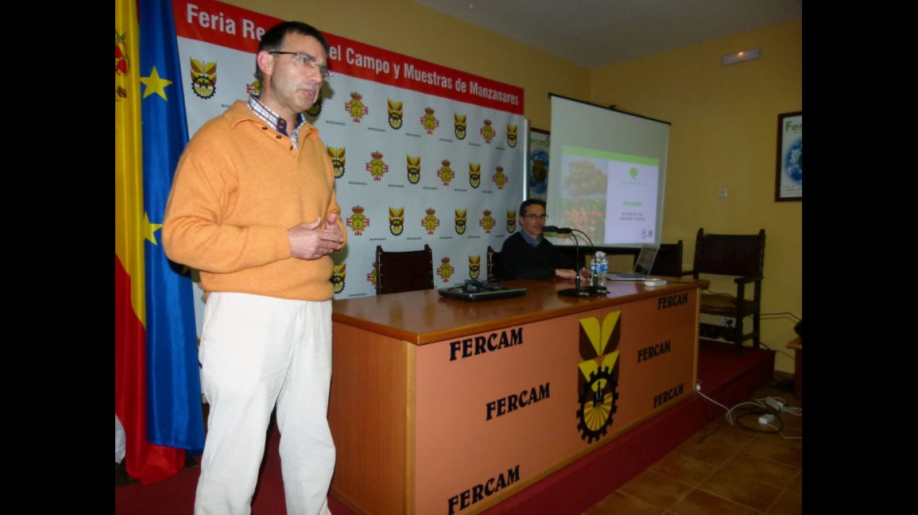 Juan de Dios González y Miguel Ángel Zamorano, durante la jornada