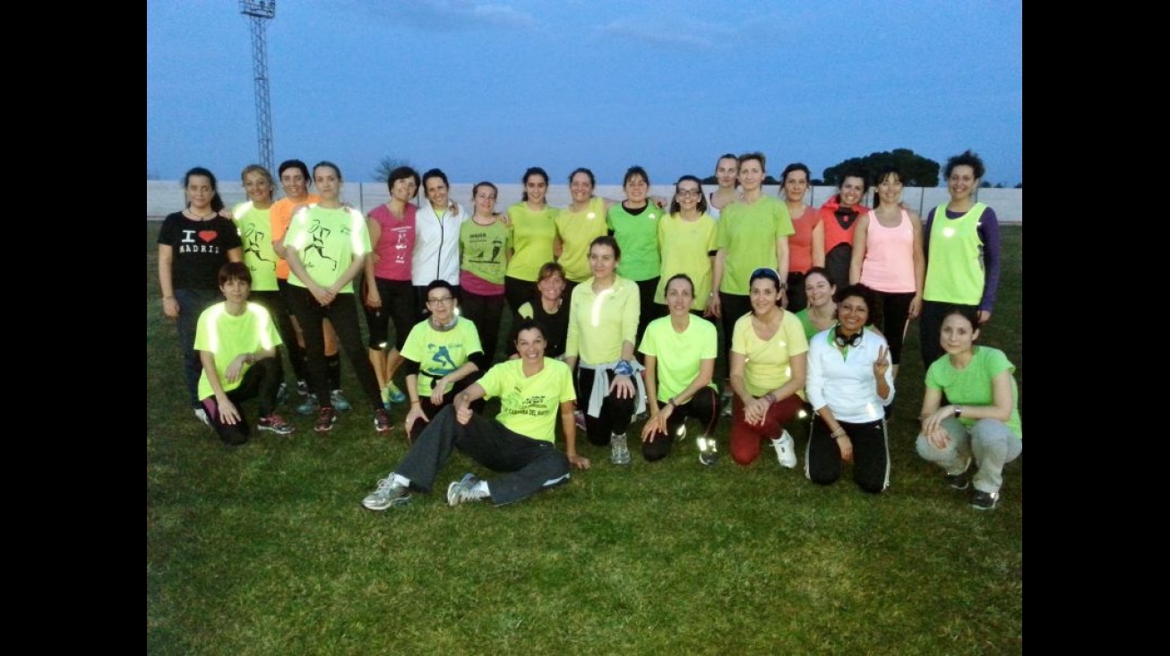 Grupo de participantes tras uno de los entrenamientos