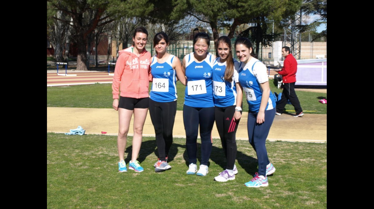 Componentes de la delegación de la Escuela de Atletismo de Manzanares en Ciudad Real