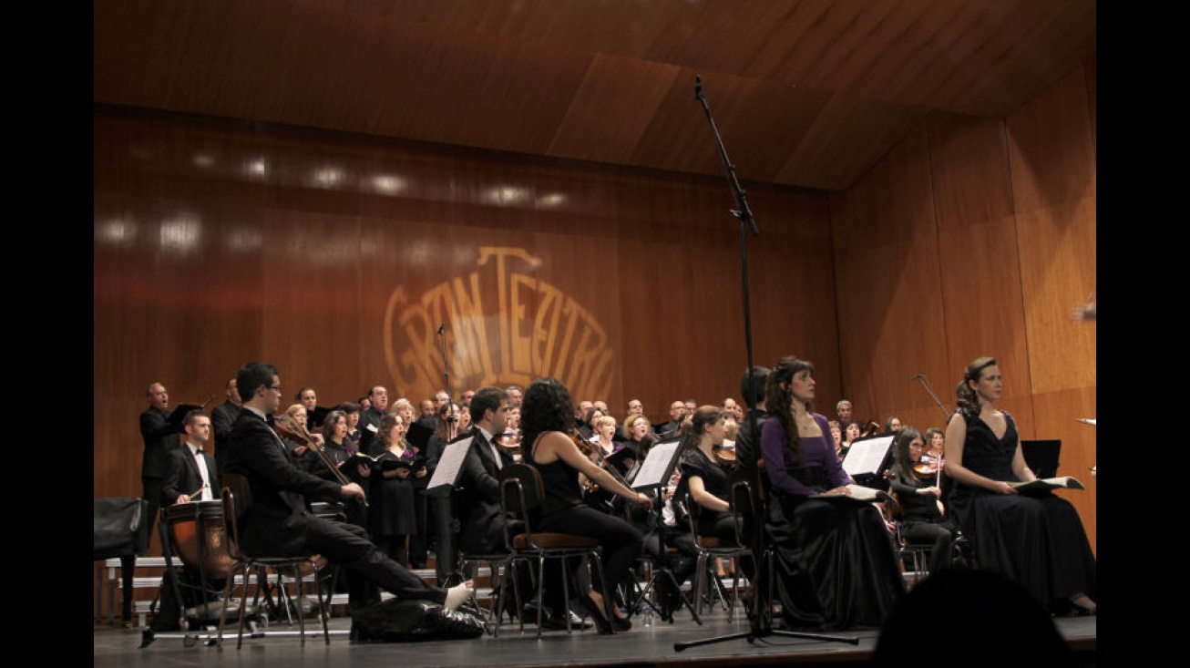 Imagen de la actuación en el Gran Teatro