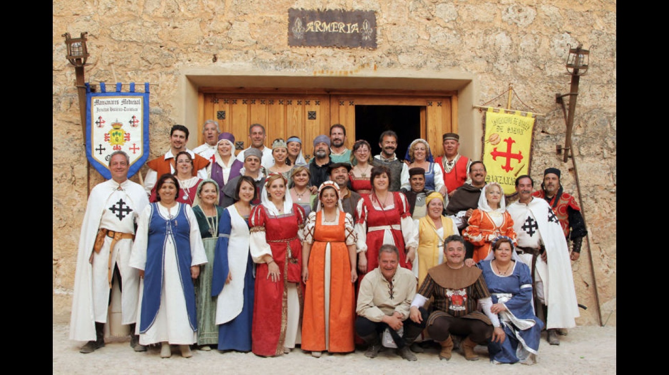 Participantes manzanareños en Belmonte. Foto: Carlos Caba