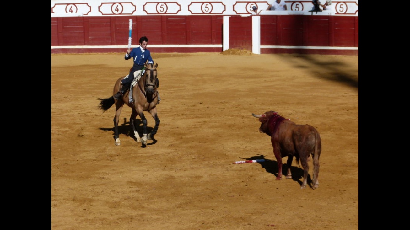 Juan Manuel Munera durante su actuación en Manzanares