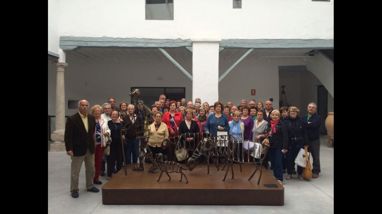 Visita de un grupo de Béjar (Salamanca)