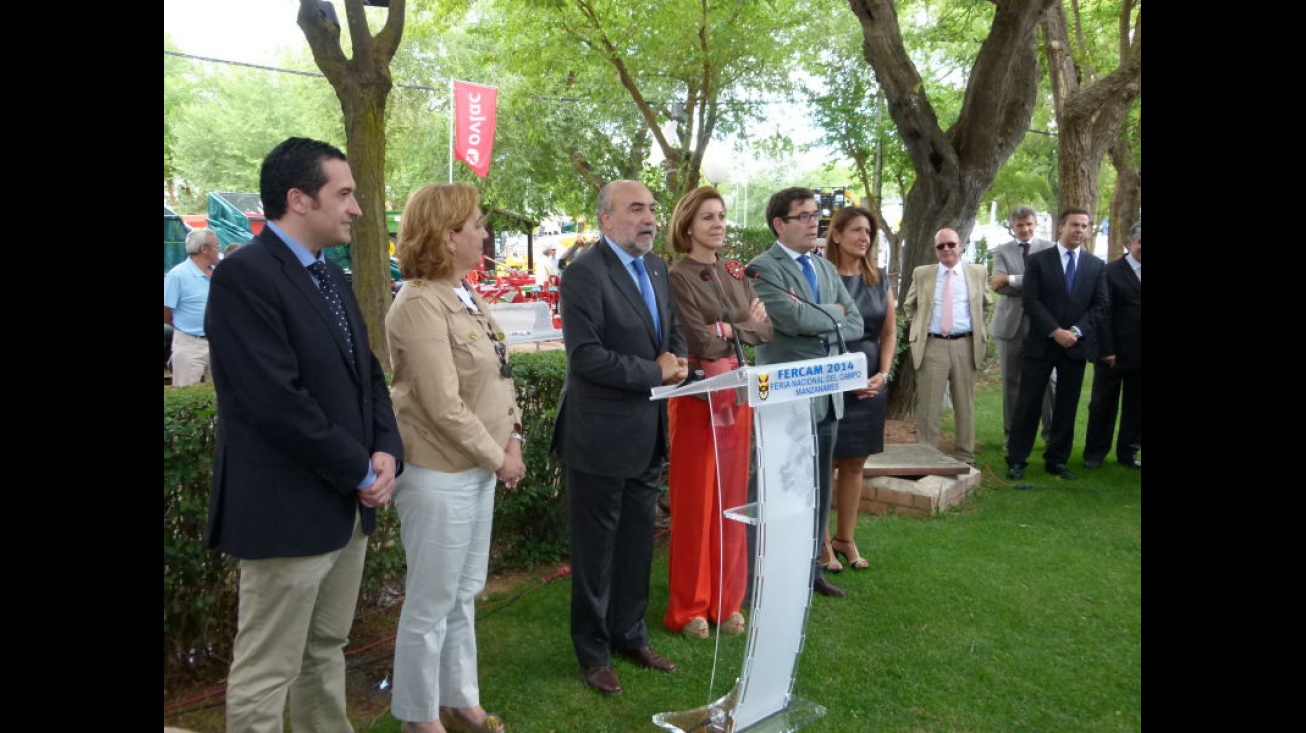 El alcalde de Manzanares durante su intervención