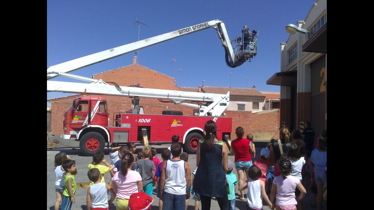 Visita al parque de bomberos