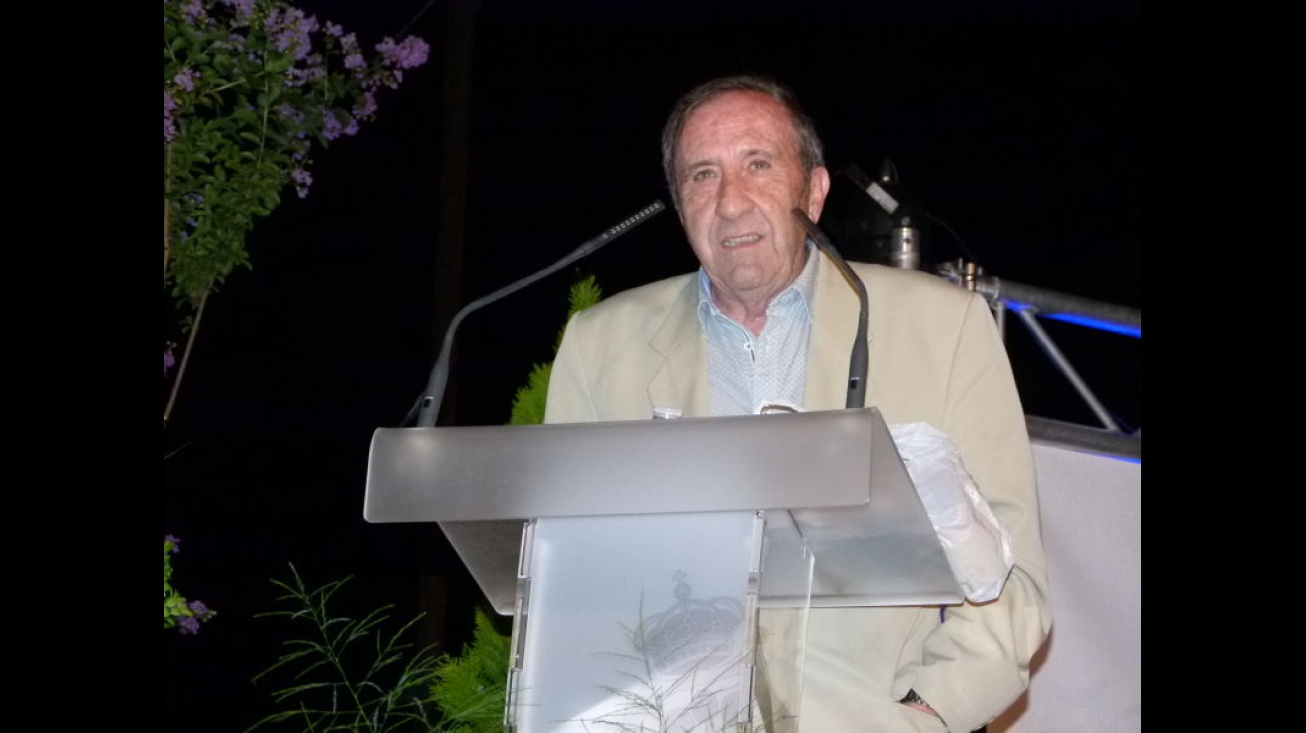 Manuel Díaz-Pinés, durante su intervención en la inauguración de la pasada feria