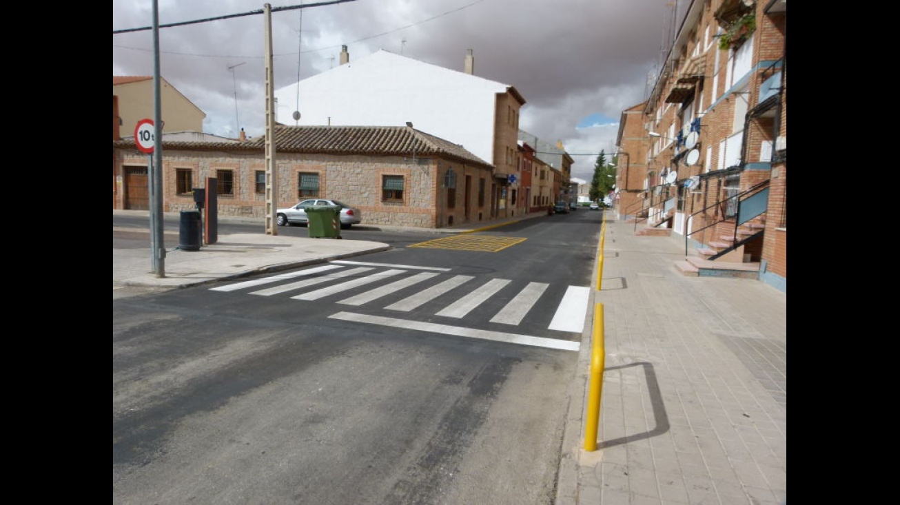 Confluencia de las calles Candelaria y Trafalgar