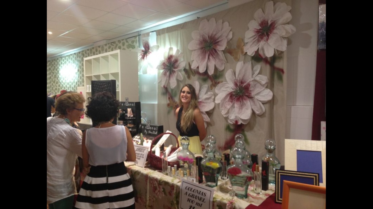 El stand del Centro de Estética Violeta López, premiado en En Plaza Tus Sentidos