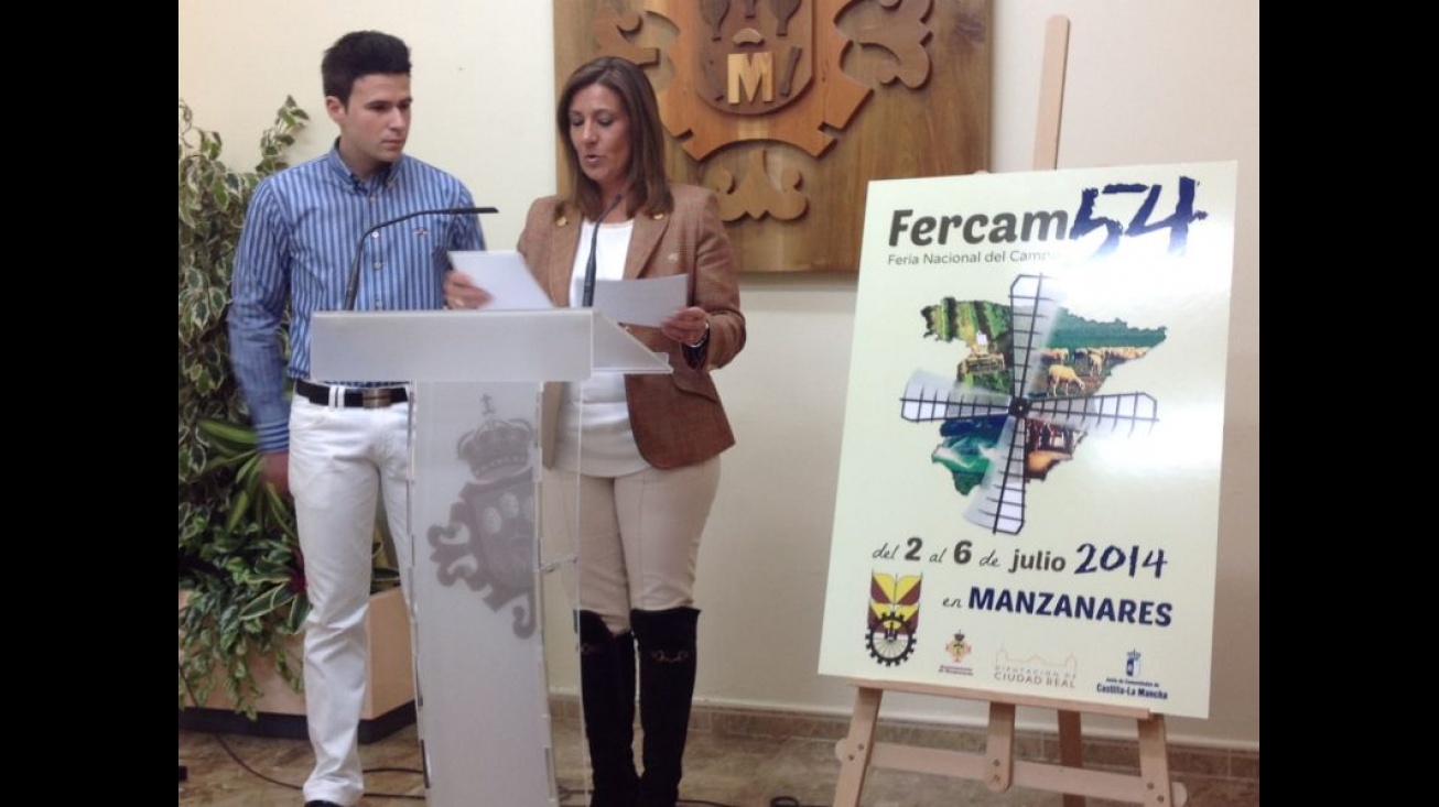 Entrega del premio y presentación del cartel ganador en 2014