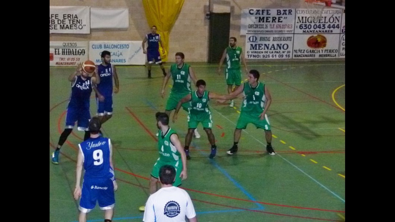 Imagen del partido de la primera vuelta ante el CEI Toledo