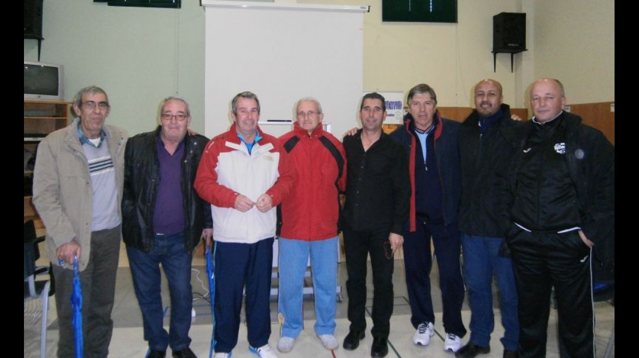 Algunos de los árbitros participantes en el curso de reciclaje