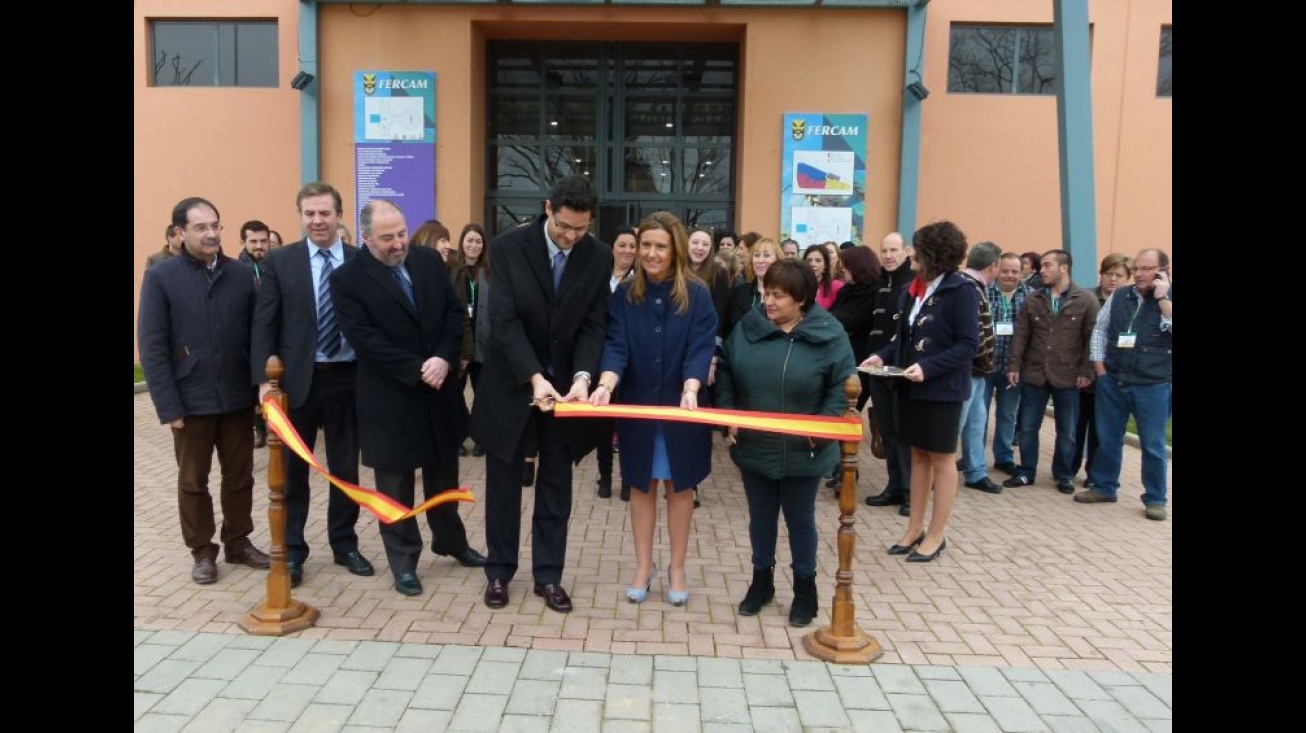 Inauguración de la feria a cargo de Federico Céspedes