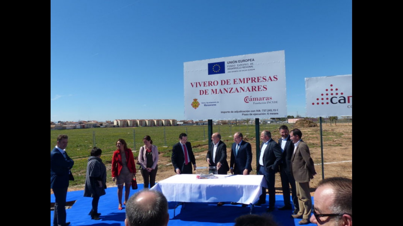 Arranca la construcción de un vivero de empresas "ambicioso y necesario" para Manzanares