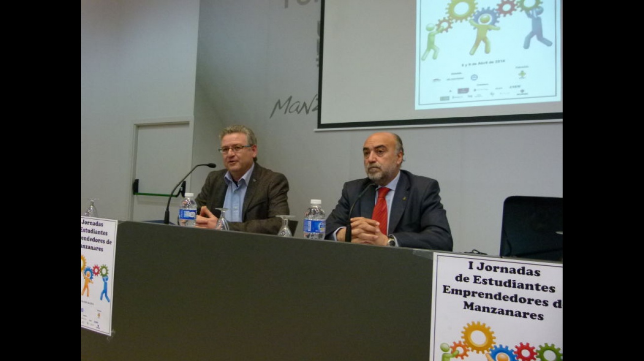 David Abolafia y Antonio López de la Manzanara en las jornadas del año pasado