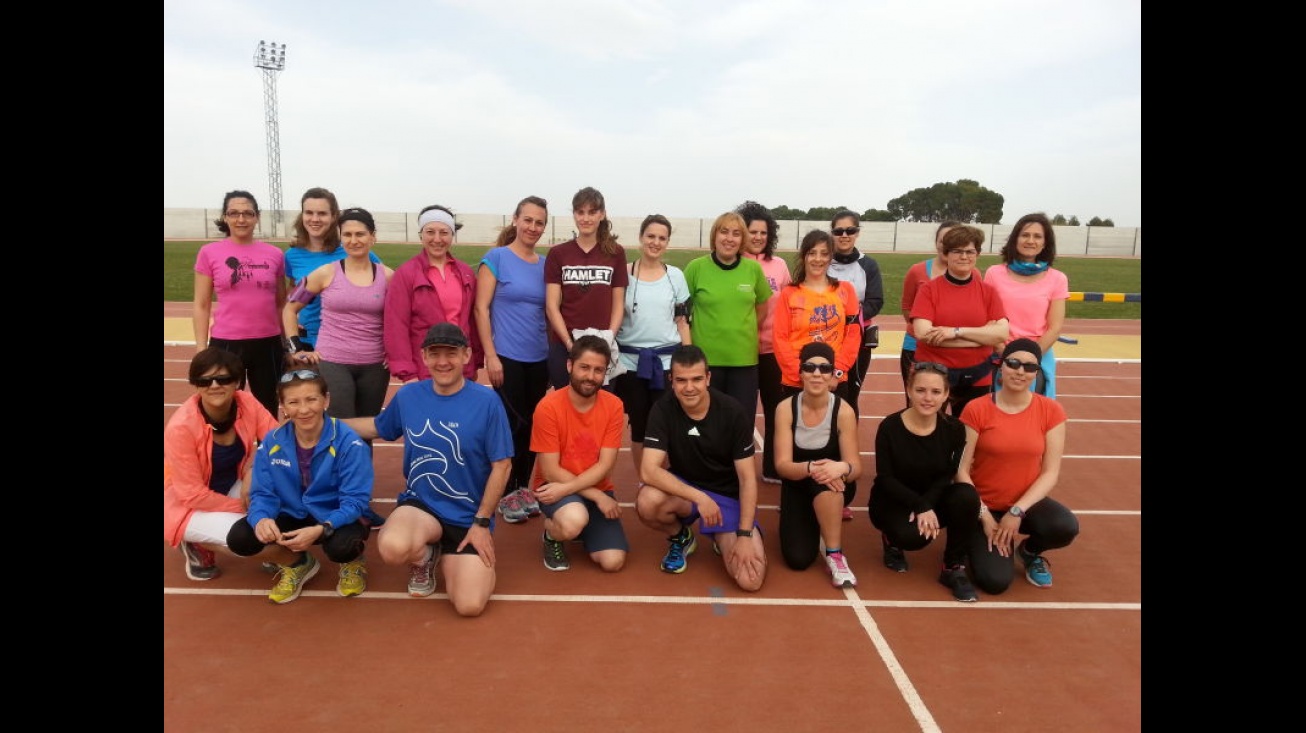 Imagen de asistentes a uno de los entrenamientos