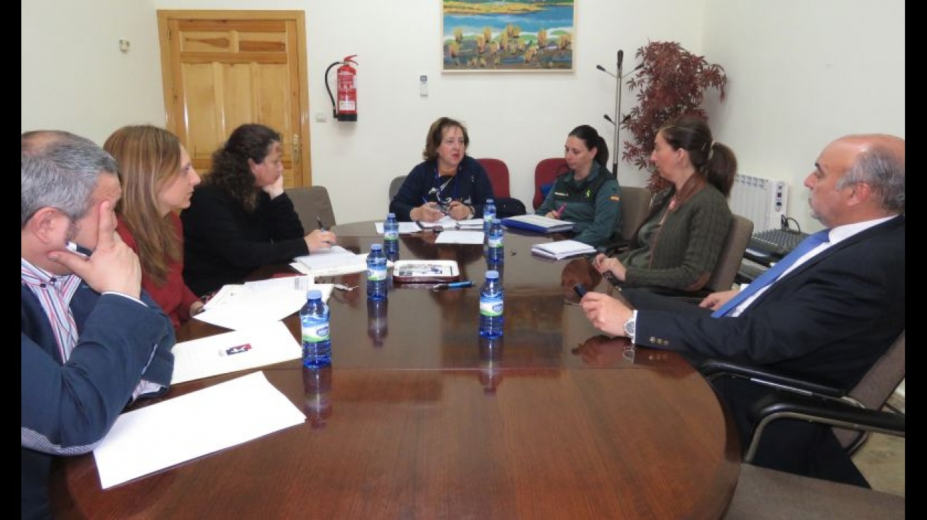 Momento de la reunión con Ricarda Barato