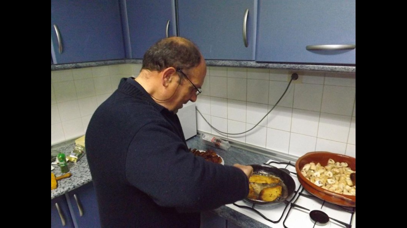 Participante en anteriores cursos de cocina para hombres