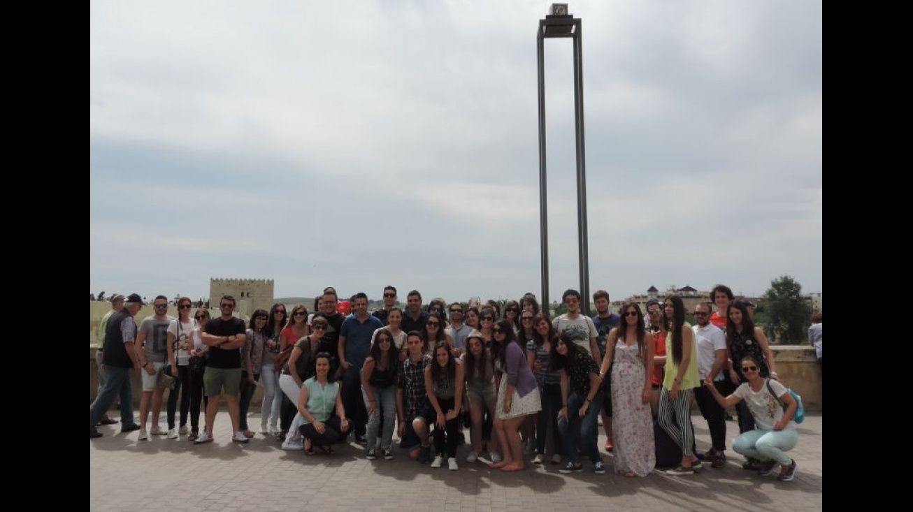 Grupo de excursionistas manzanareños en Córdoba