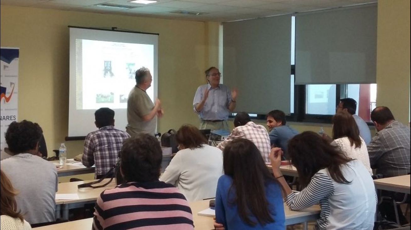 Sesión del curso de biodinámica en el Centro de Empresas