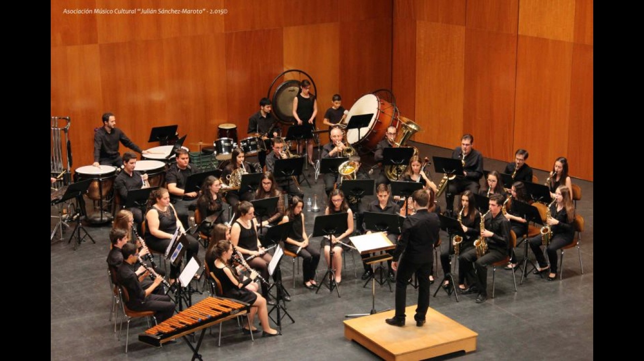 Actuación de la banda juvenil de formación de Manzanares