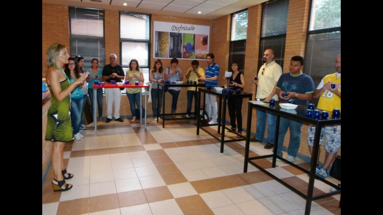 Una de las catas de aceite de oliva celebrada el pasado año