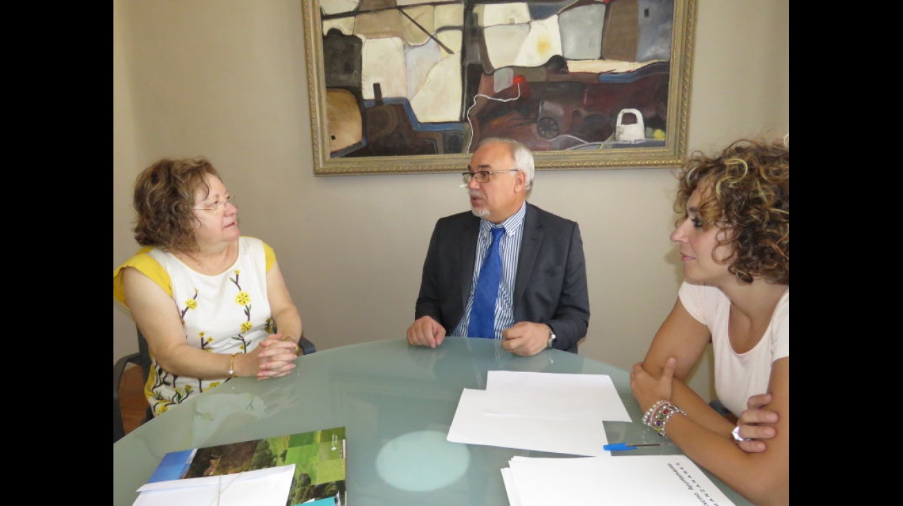 Encuentro de Juani Jurado con Julián Nieva y con Beatriz Labián