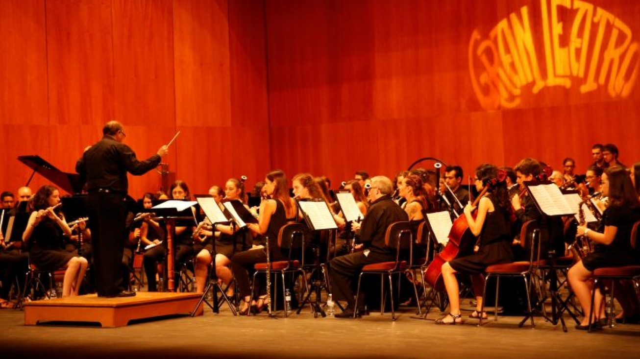 La Banda Julián Sánchez-Maroto dirigida por alumnos del Curso de Técnica de Dirección