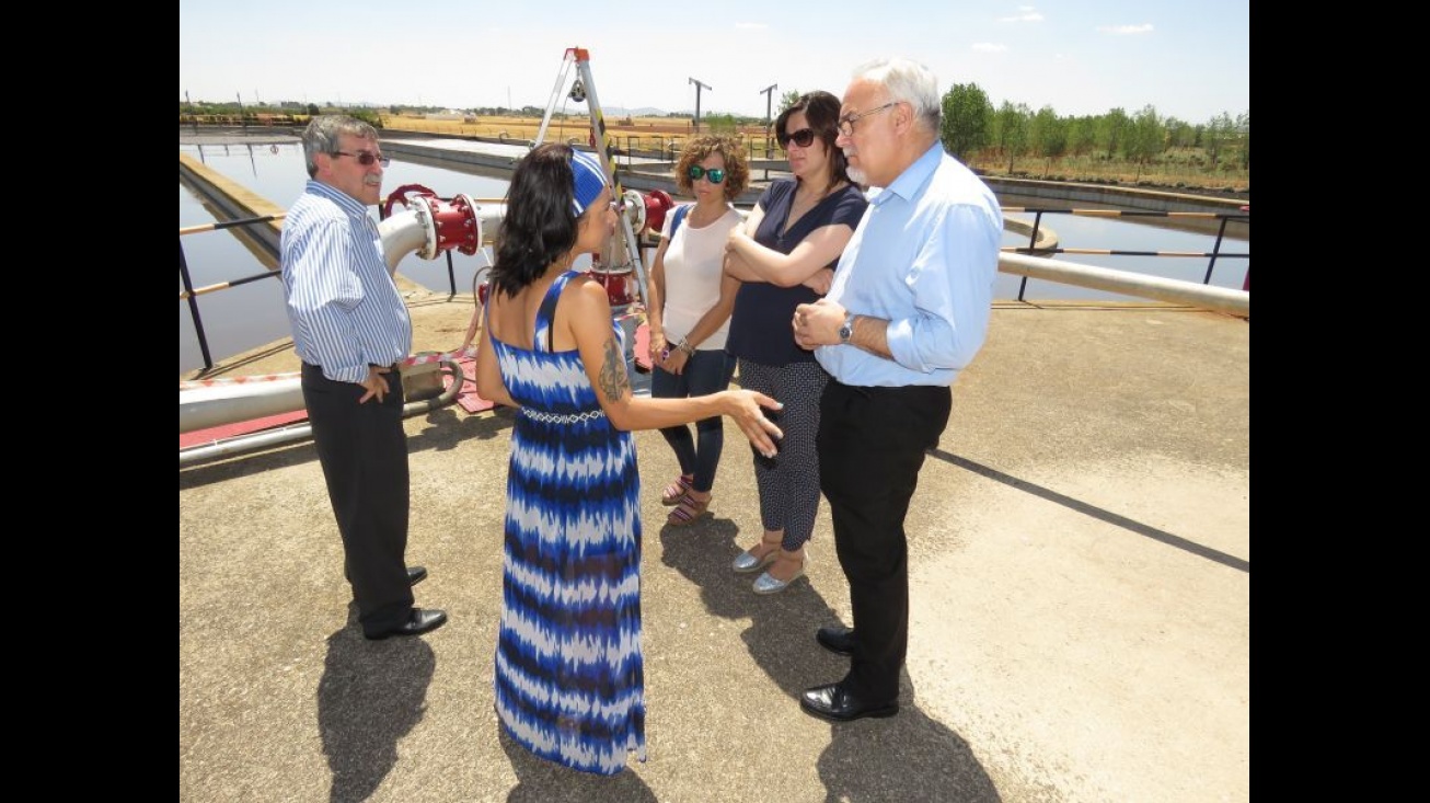 Visita del Equipo de Gobierno a la EDAR de Manzanares