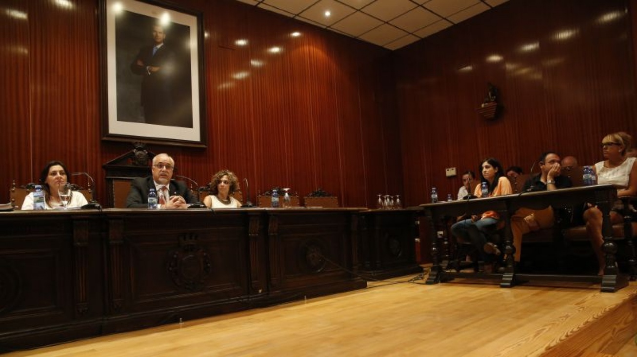 Concejales durante el Pleno de julio del Ayuntamiento de Manzanares