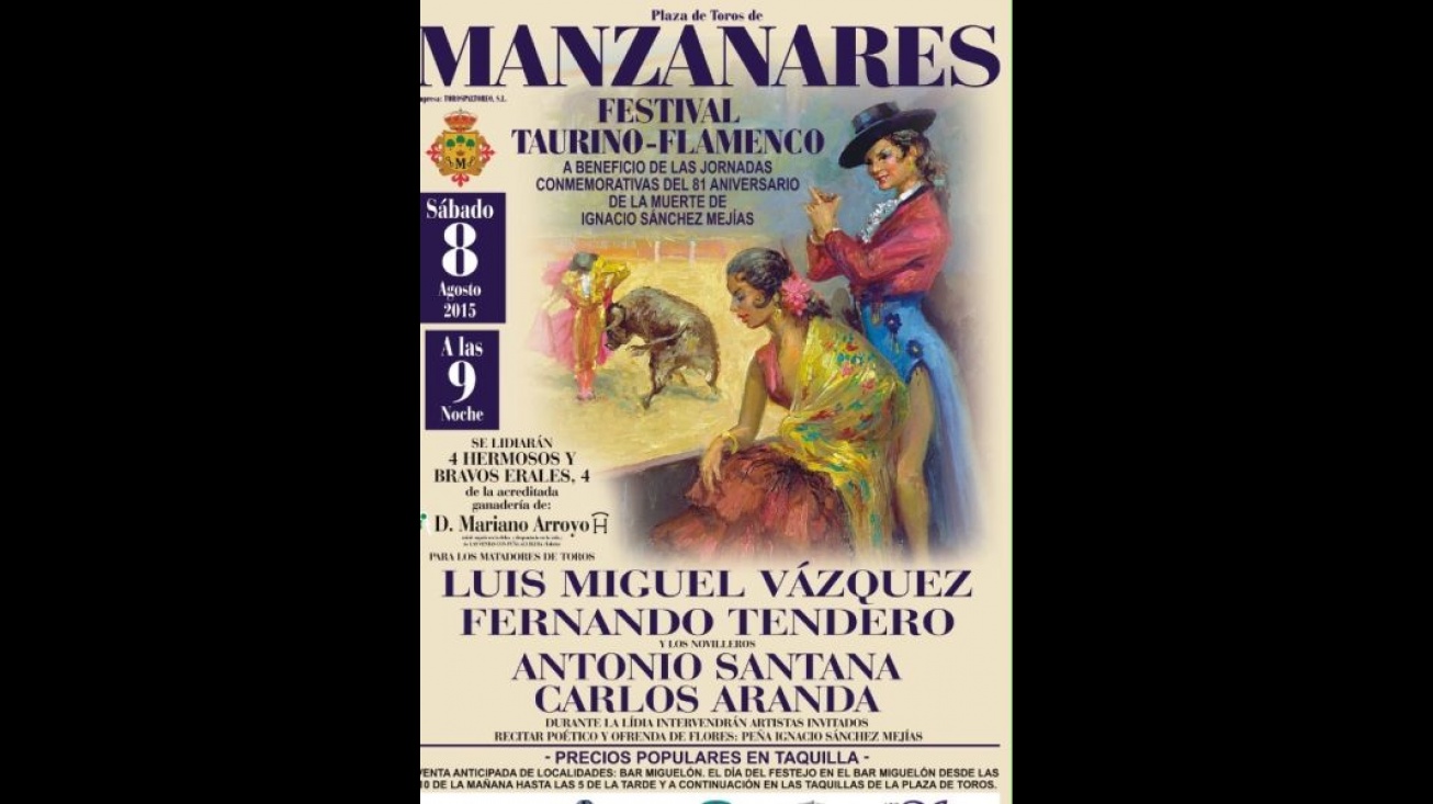 Cartel del Festival Taurino-Flamenco