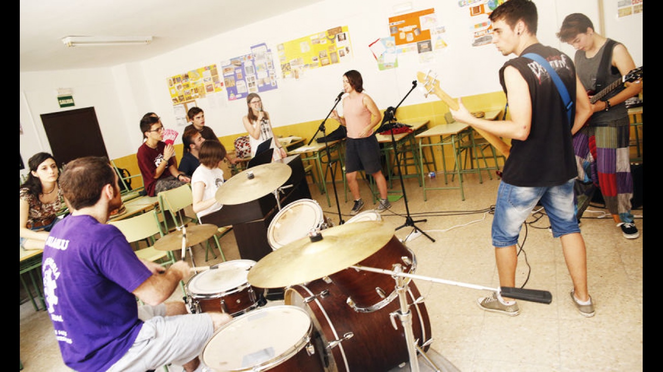 Jóvenes en la Semana del Rock de Manzanares