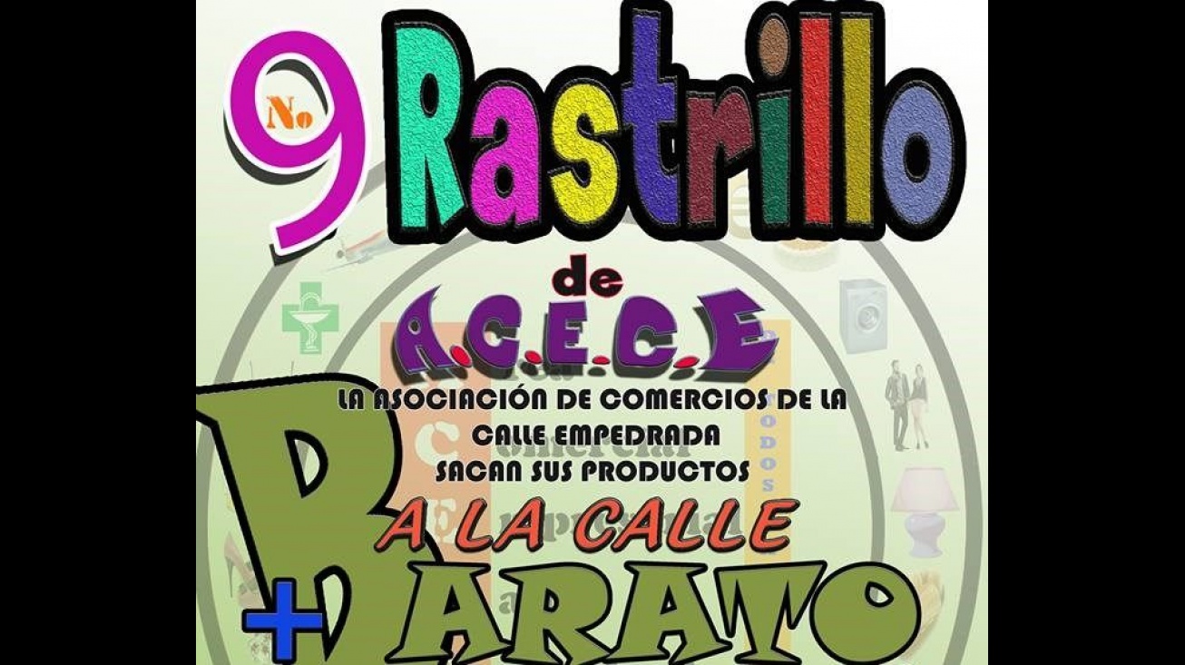 Cartel informativo del 'rastrillo' de Acece