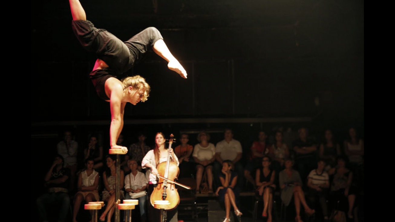 Momento de la actuación de Zen del Sur en el Gran Teatro