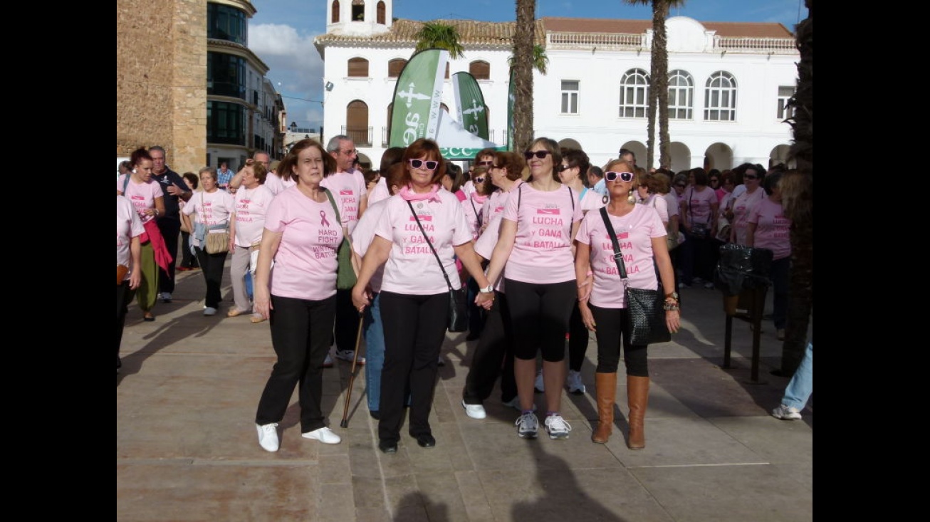 Salida de la I Marcha Rosa en 2013