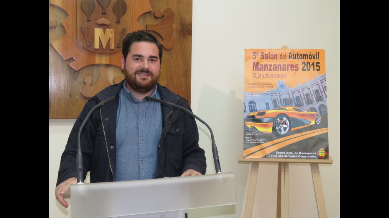 Pablo Camacho en la presentación del V Salón del Automóvil