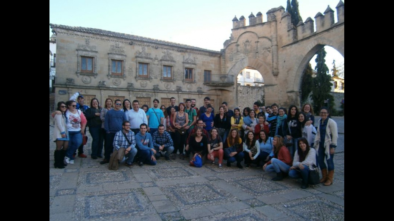 Foto de grupo en Baeza