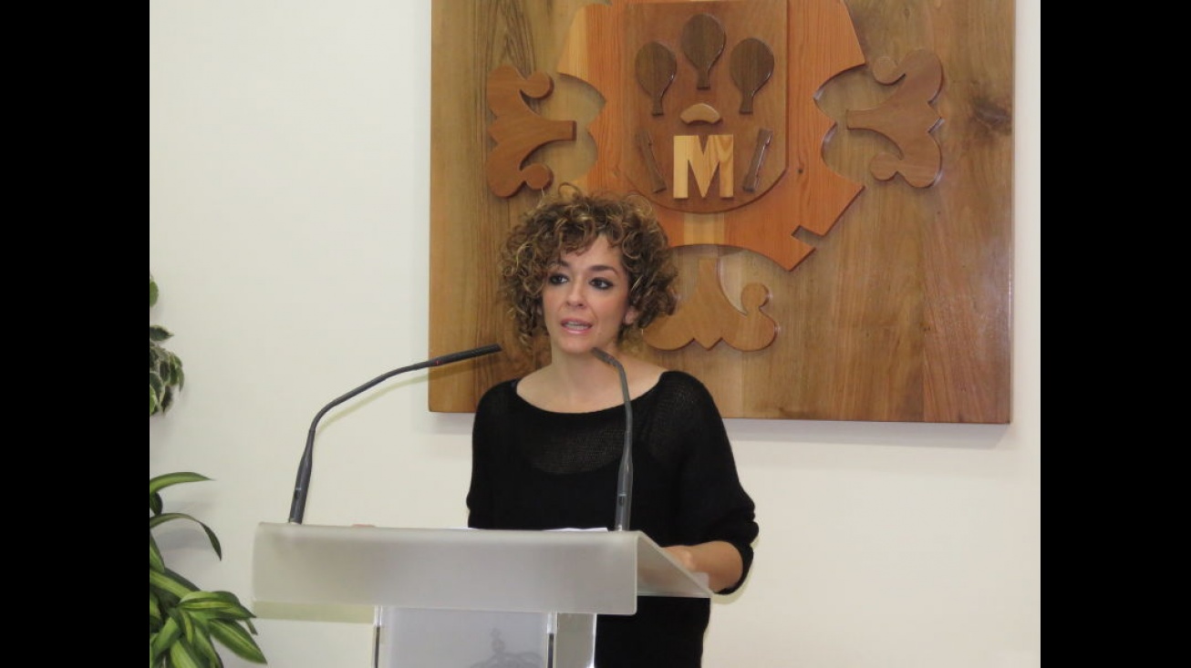 Beatriz Labián en la presentación de los actos del Día de la Discapacidad