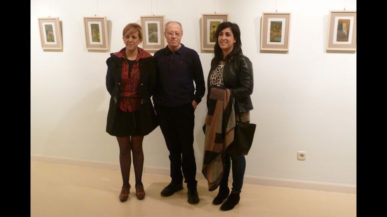 Pedro Condés, junto a las concejales Silvia Cebrián y Gemma de la Fuente