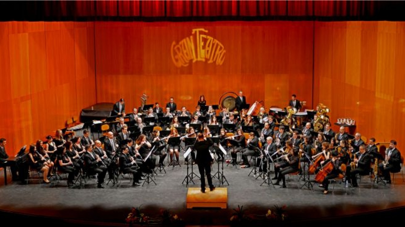 Panorámica de la Banda en el Gran Teatro