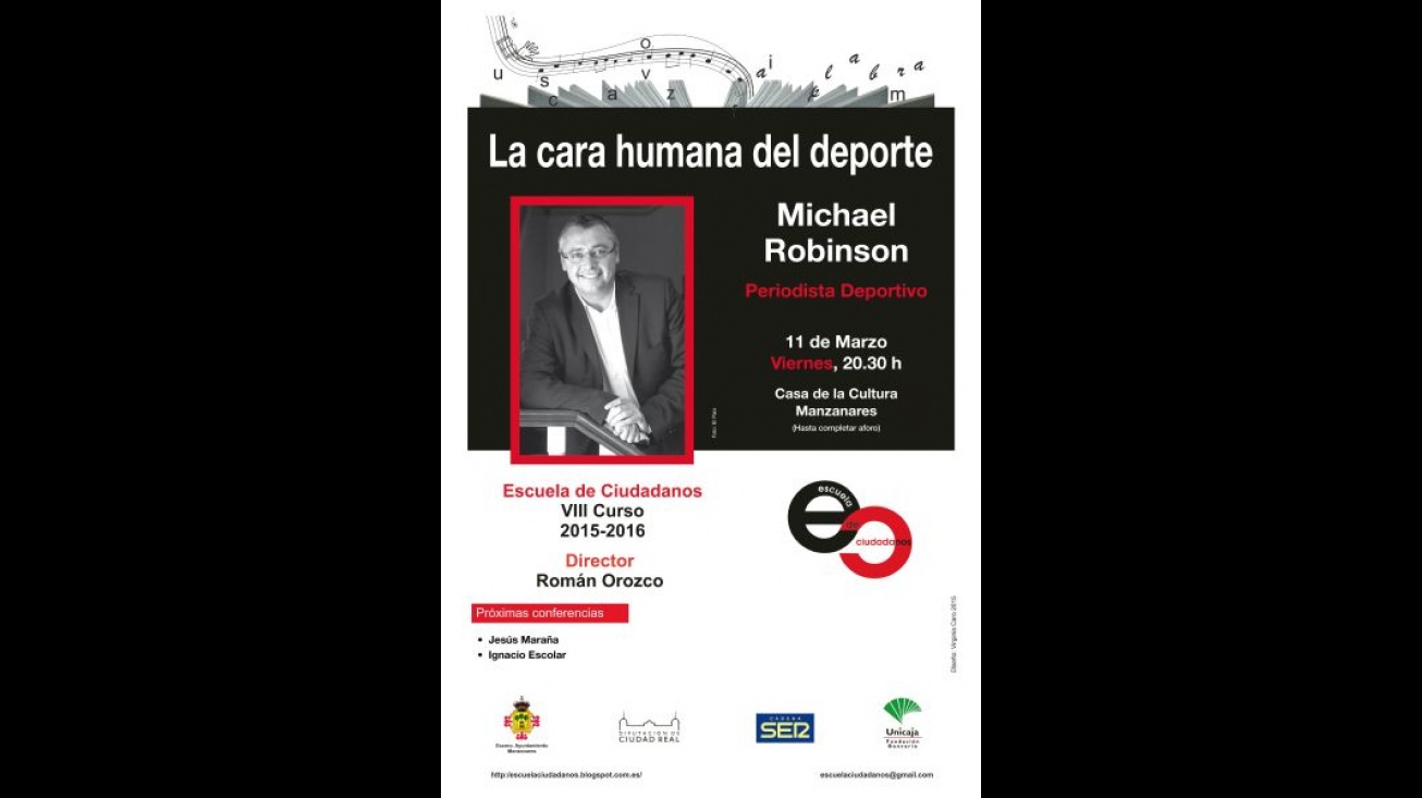 Cartel Robinso de Escuela de ciudadanos